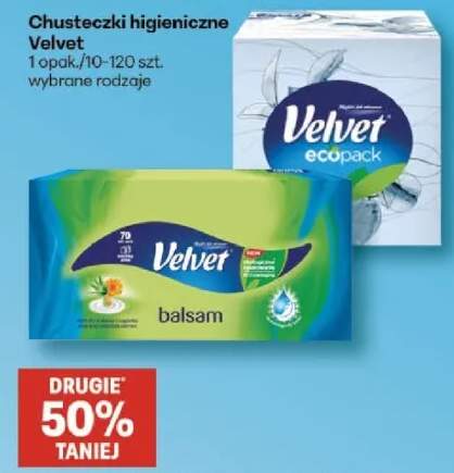 Chusteczki higieniczne wybrane rodzaje