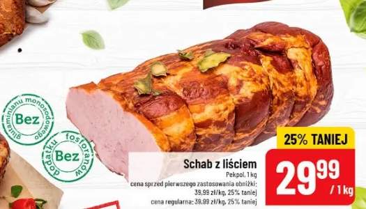 Schab z liściem