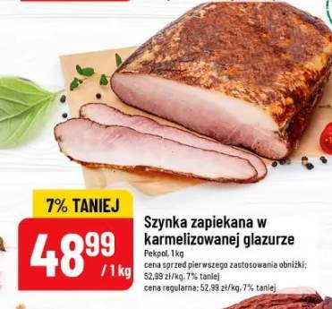 Szynka zapiekana w karmelizowanej glazurze
