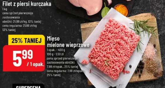 Mięso mielone wieprzowe