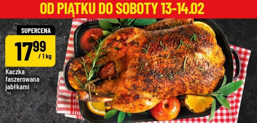 Kaczka faszerowana jabłkami