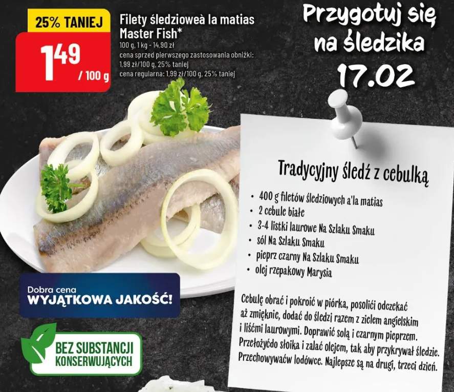 Filety śledziowe la matias