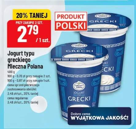 Jogurt typu greckiego