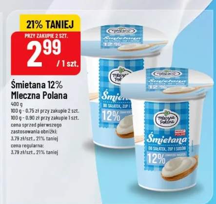 Śmietana 12%