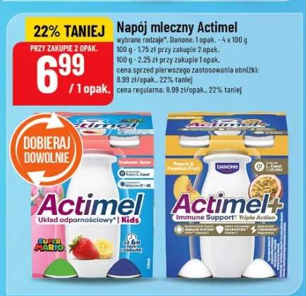 Napój mleczny Actimel