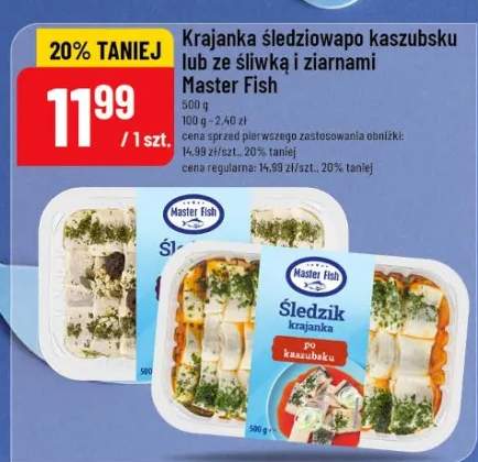 Krajanka śledziowa do kaszubsku lub ze śliwką i ziarnami