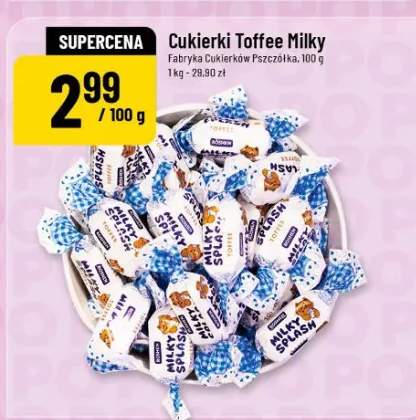 Cukierki toffee milky