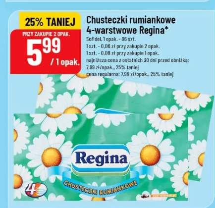 Chusteczki rumiankowe 4-warstwowe