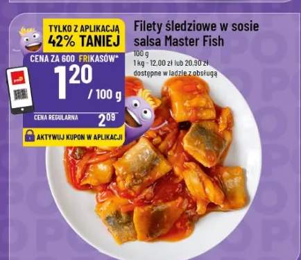 Filety śledziowe w sosie salsa Master Fish