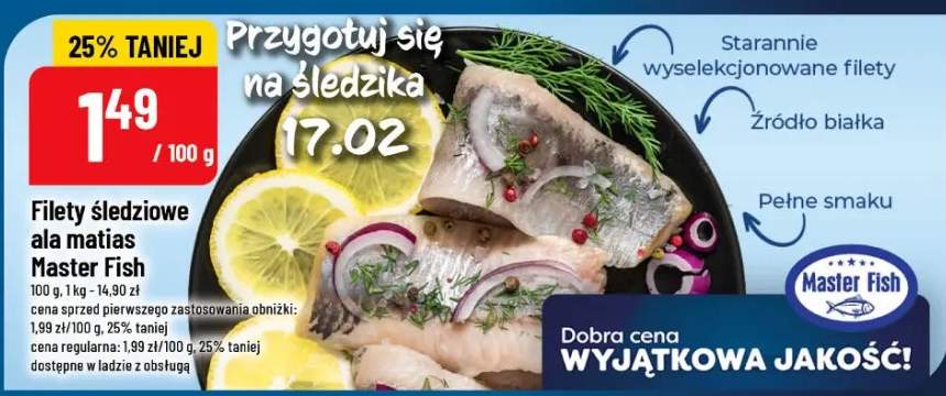 Filety śledziowe ala matias