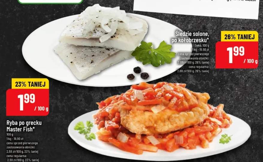 Śledzie solone, po kołobrzesku