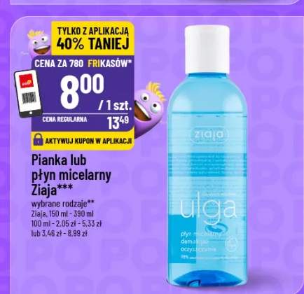 Pianka lub płyn micelarny