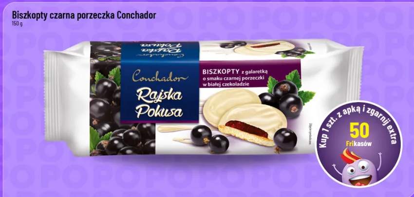 Biszkopty czarna porzeczka Rajska Pokusa