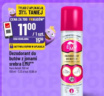 Dezodorant do butów z jonami srebra