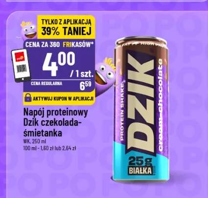 Napój proteinowy dzik czekolada-śmietanka