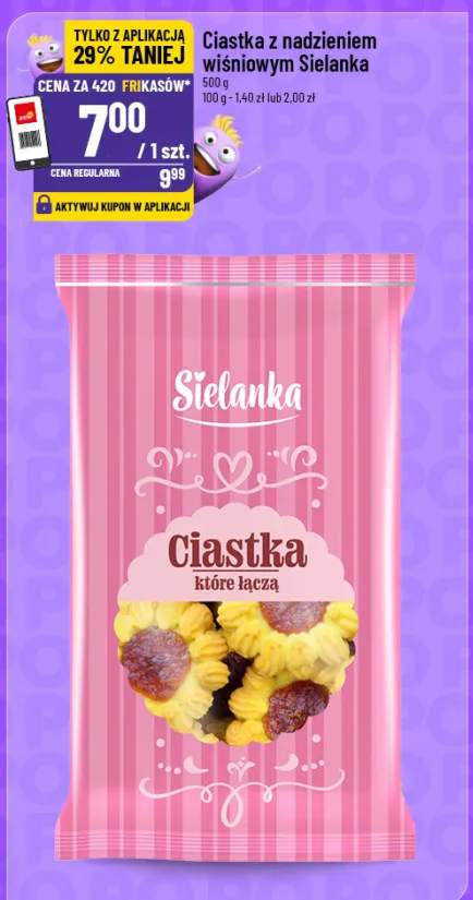 Ciastka z nadzieniem wiśniowym