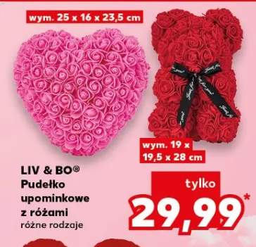 Pudełko upominkowe z różami różne rodzaje