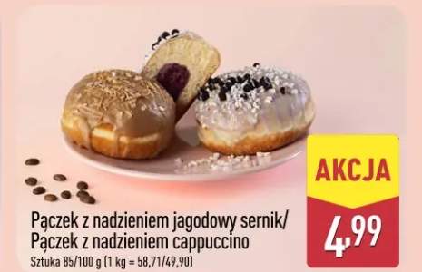 Pączek z nadzieniem cappuccino