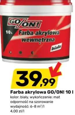 Farba akrylowa GO/ON! 10 l