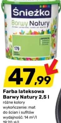Farba lateksowa Barwy Natury 2,5 l