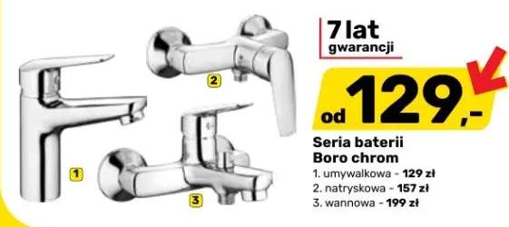 Seria baterii Boro chrom umywalkowa