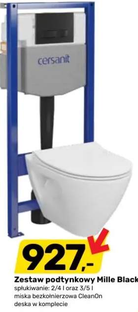 Zestaw podtynkowy Mille Black