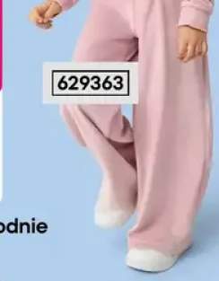 Spodnie dziewczęce welurowe