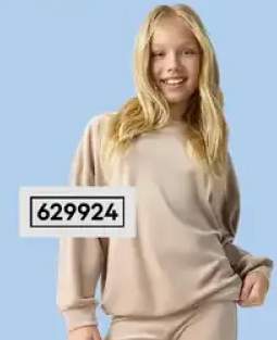 Bluza dziewczęca welurowa