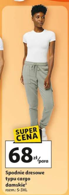 Spodnie dresowe typu cargo damskie