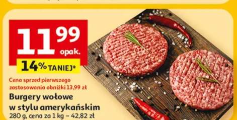 Burgery wołowe w stylu amerykańskim