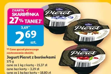 Jogurt Pierot z borówkami