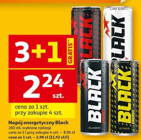 Napój energetyczny Black
