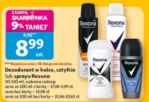 Dezodorant w kulce Rexona