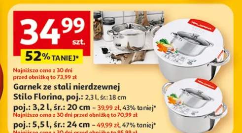 Garnek ze stali nierdzewnej poj: 5,5l śr: 24cm