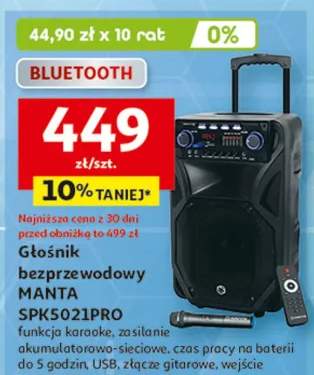 Głośnik bezprzewodowy MANTA SPK5021PRO