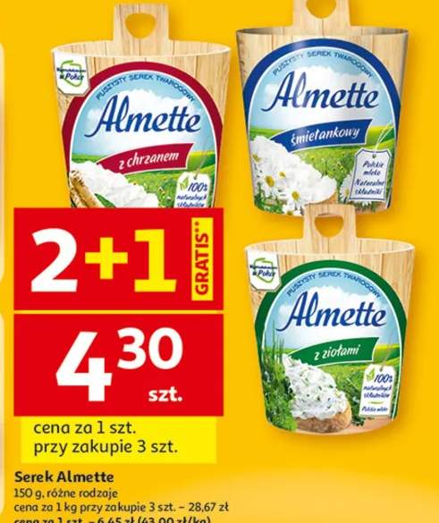 Serek Almette z chrzanem