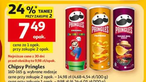 Chipsy Pringles Texas BBQ Sauce