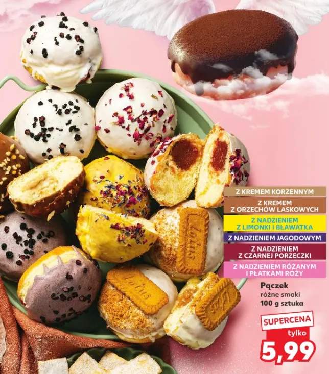 Pączek różne smaki 