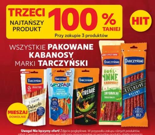 Kabanosy pakowane wszystkie rodzaje