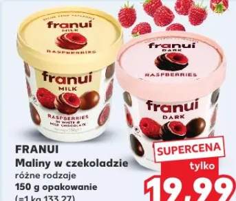 Maliny w czekoladzie różne rodzaje