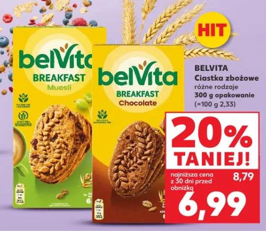 Ciastka zbożowe różne rodzaje