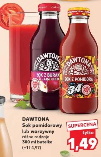 Sok pomidorowy lub warzywny różne rodzaje