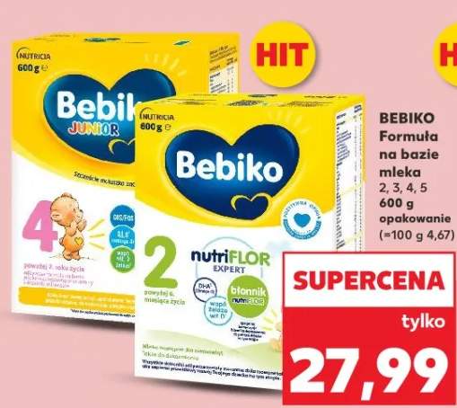 Formuła na bazie mleka 2, 3, 4, 5