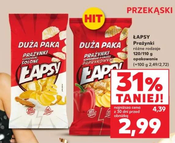 Chipsy prażynki klasyczne