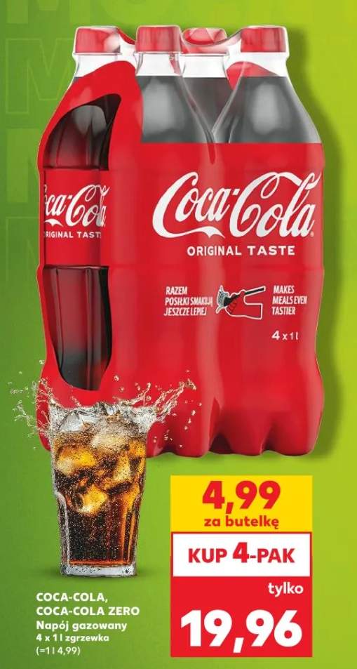 Napój gazowany Coca-Cola Original Taste