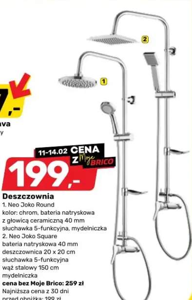 deszczownica prysznicowa