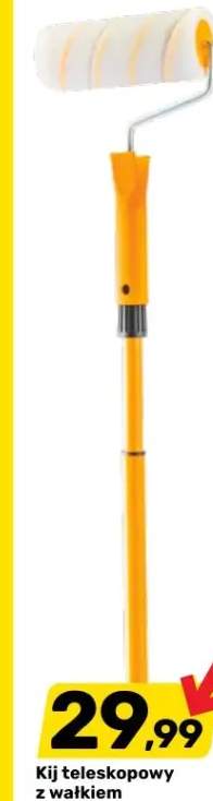 Kij teleskopowy z wałkiem do farb emulsyjnych