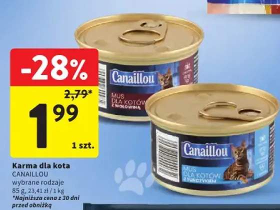 Karma dla kota mus dla kotów z wołowiną