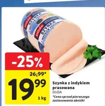 Szynka z indykiem prasowana