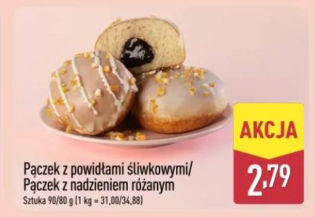 Pączek z nadzieniem różanym